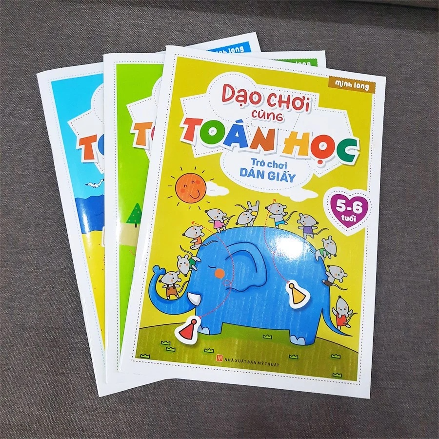 Sách - Dạo Chơi Cùng Toán Học - Trò Chơi Dán Giấy