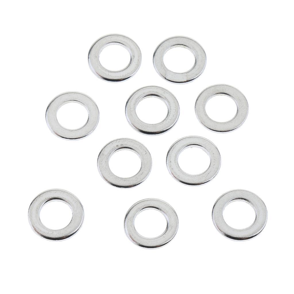 3-7pack 10 Pieces Drum Screw Gasket Percussion Instrument Parts Iron