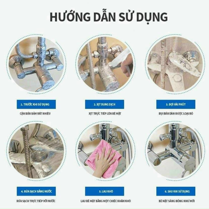 Nước xịt tẩy rửa Fansen đa năng nhà tắm, bếp, vòi nước