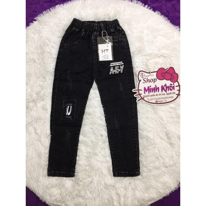 Quần jean bé trai sai đại
