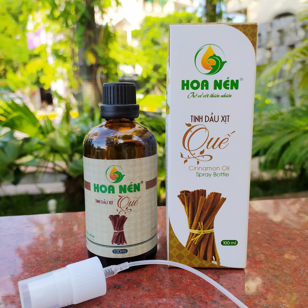 Tinh dầu xịt phòng vỏ Quế Hoa Nén, khử mùi, khử khuẩn, đuổi côn trùng hiệu quả 100ml