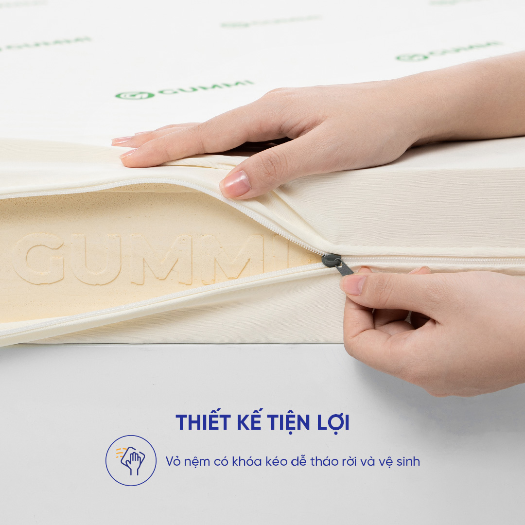 Nệm cao su foam giảm đau lưng Gummi Lite (NEW)