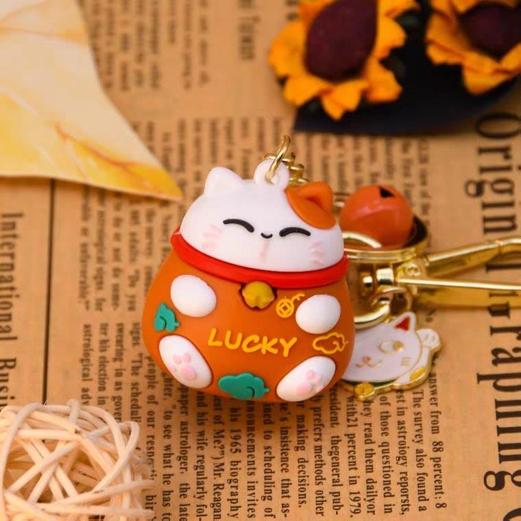 MÓC KHÓA MÈO THẦN TÀI LUCKY