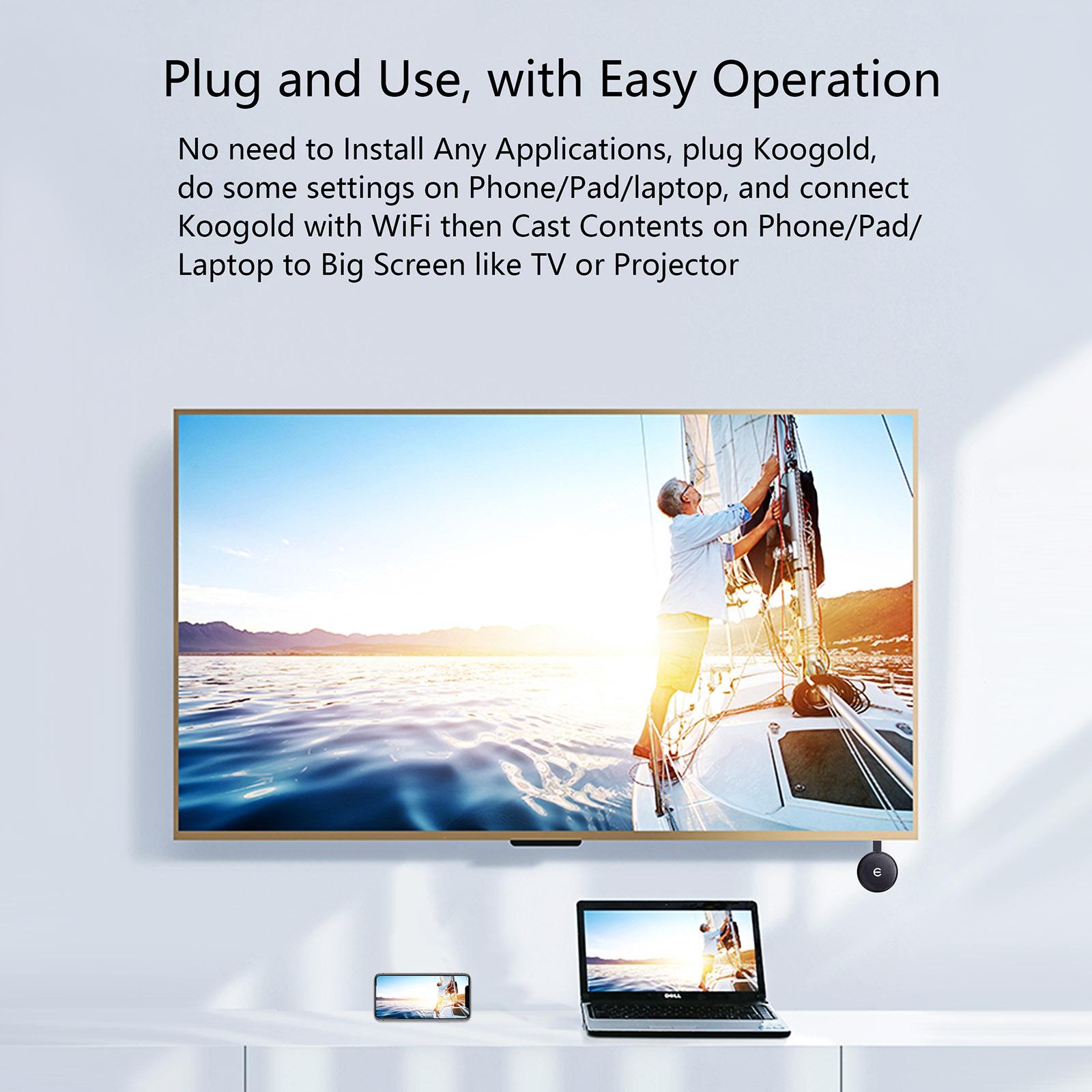 Bộ chia sẻ màn hình C13 Wi-Fi Dongle Receiver 1080P độ nét cao đầy đủ