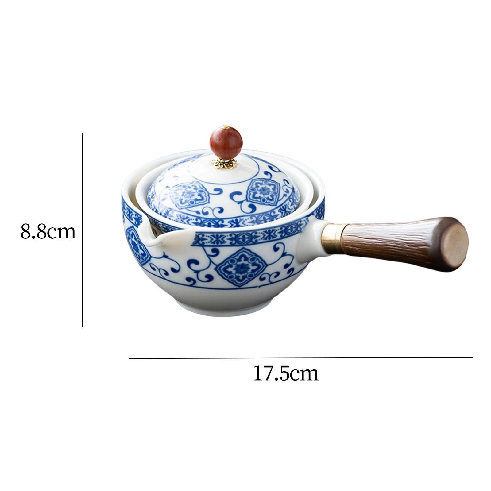 Side Handle Tea Maker Ceramic Teapot kettle for Travel