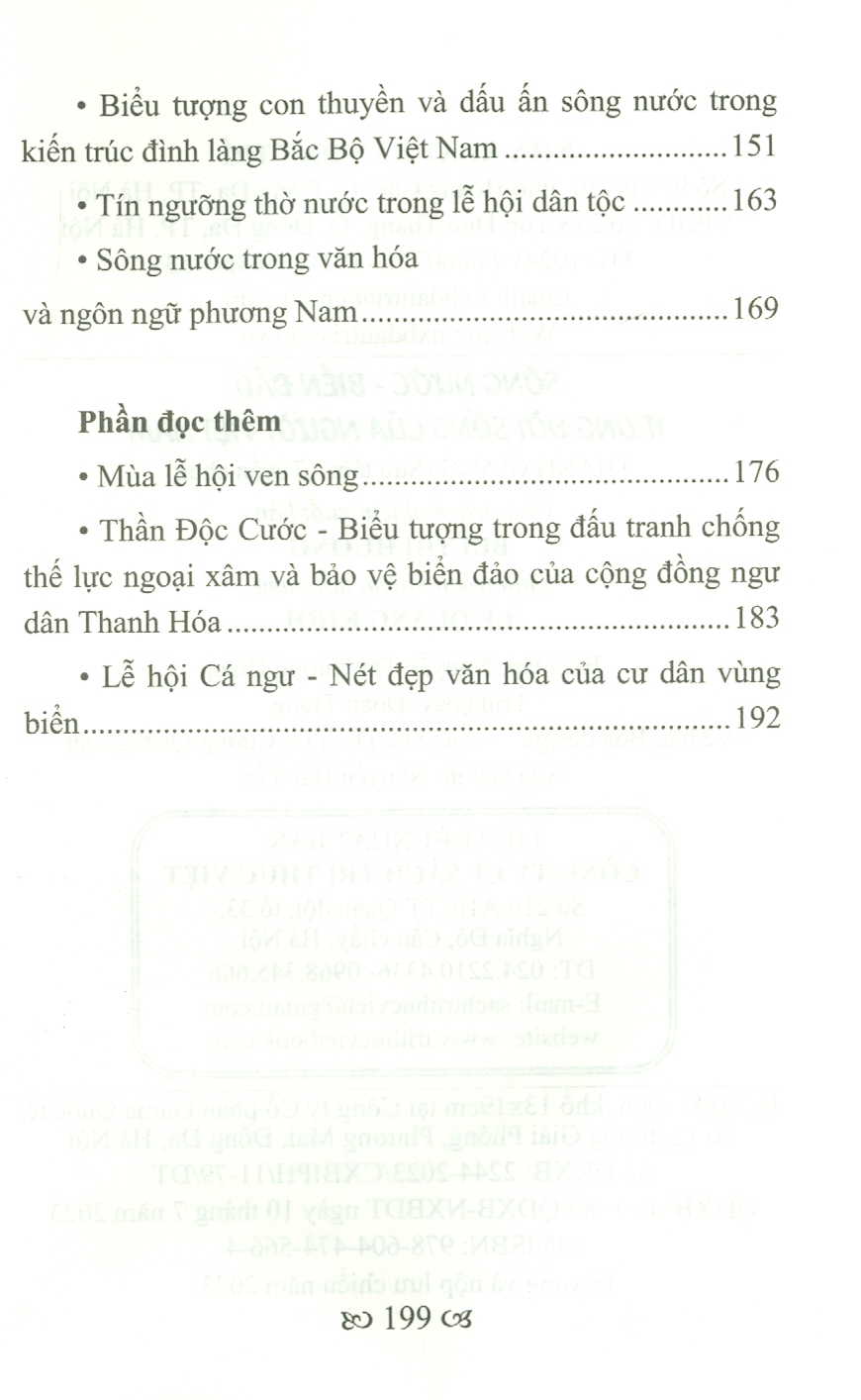 Sông Nước - Biển Đảo Trong Đời Sống Của Người Việt Nam