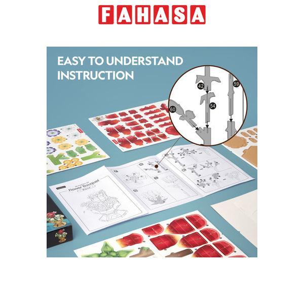 Đồ Chơi Lắp Ráp Bó Hoa Hồng Nhỏ - CubicFun W3301h