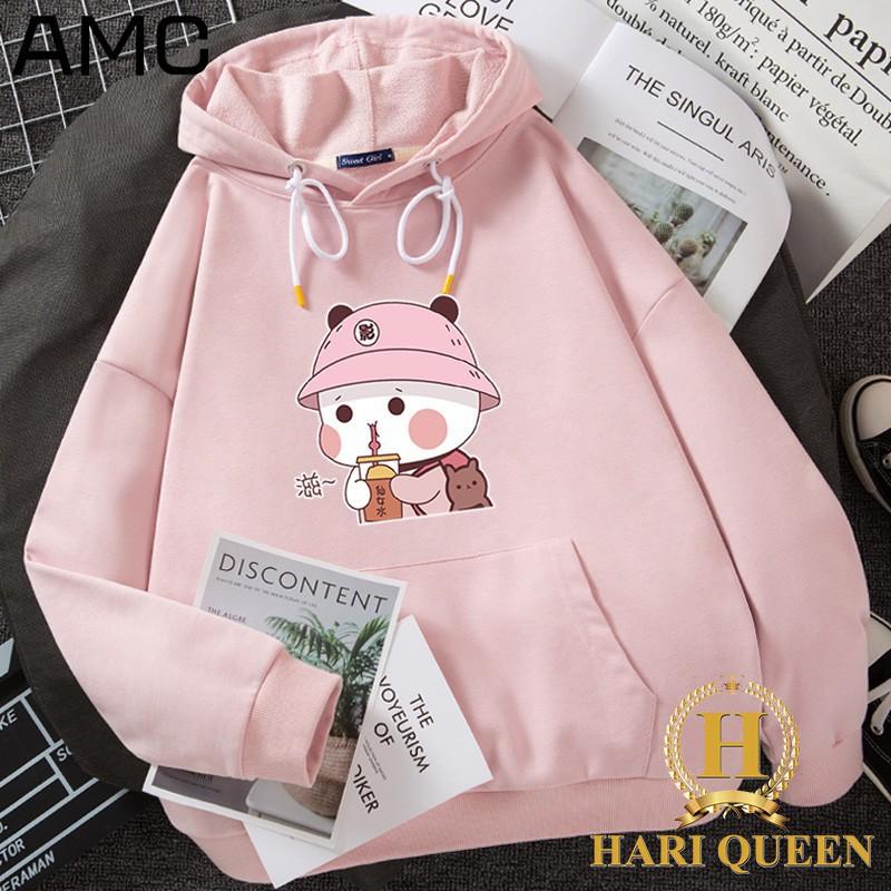 Áo Hoodie Heo má hồng áo nỉ dài tay học sinh sinh viên