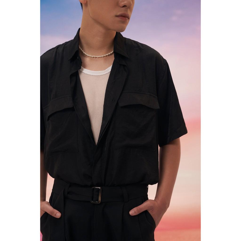 Áo Sơ Mi BLACK BUTTONS SHIRT VANBYVN