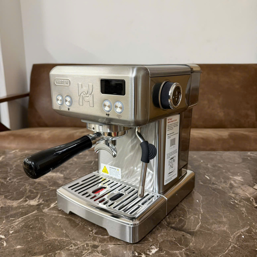 Máy pha cà phê chuyên nghiệp Espresso, Cappuccino, Latte thương hiệu Mỹ cao cấp HiBREW H10 - Công suất 1350W - Hàng nhập khẩu