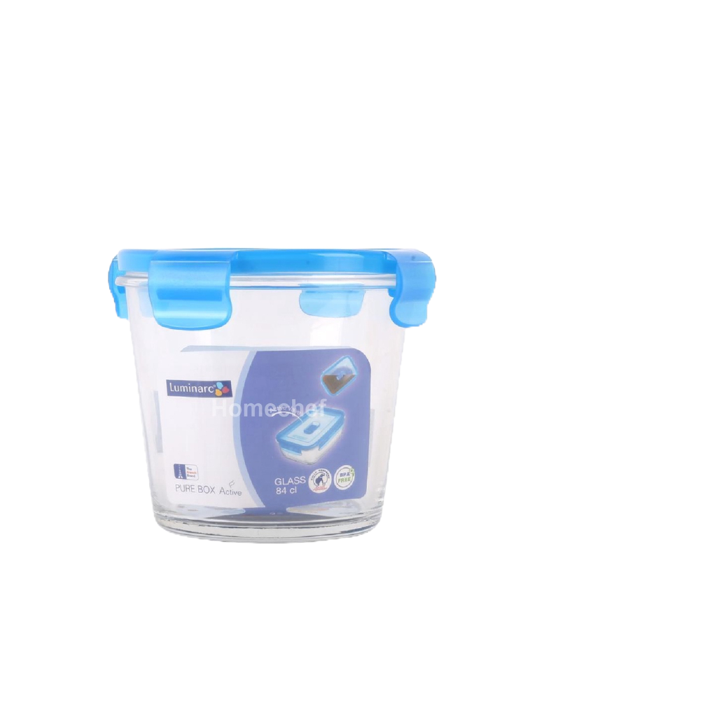 Hộp đựng thực phẩm thủy tinh Luminarc Purebox 75/84cl - J4711/J4712 dùng vi sóng, nắp đậy kín