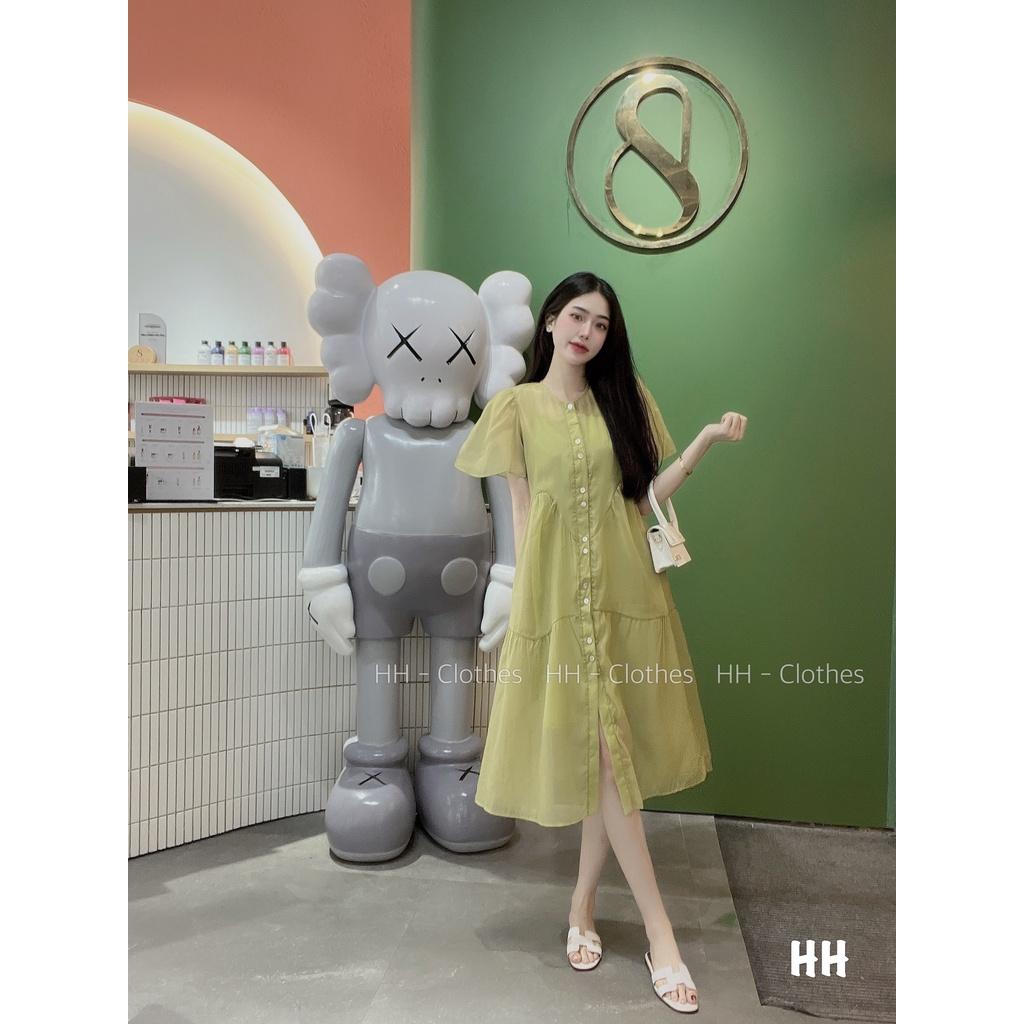 Đầm Maxi nữ bèo tơ   hàng tơ nhật QC, Váy bầu bèo tơ hot trend ( màu trắng/ vàng/ hồng/xanh