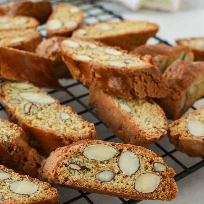 Bánh biscotti Deponte Vị nguyên bản (Hộp 12 Gói)