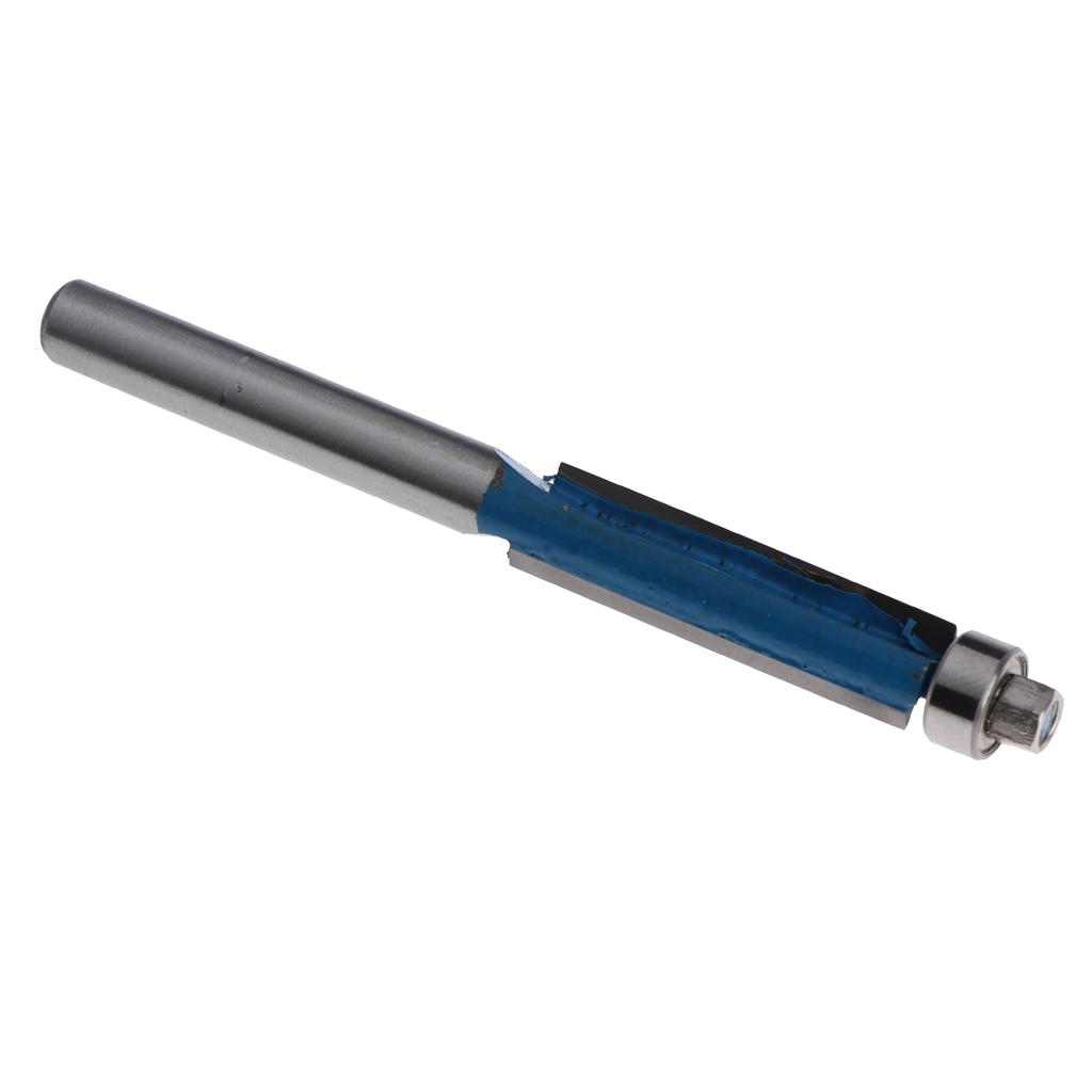 Bearing Flush Trim Router Bit with Alloy Tipped Router Bit Cutter Tools