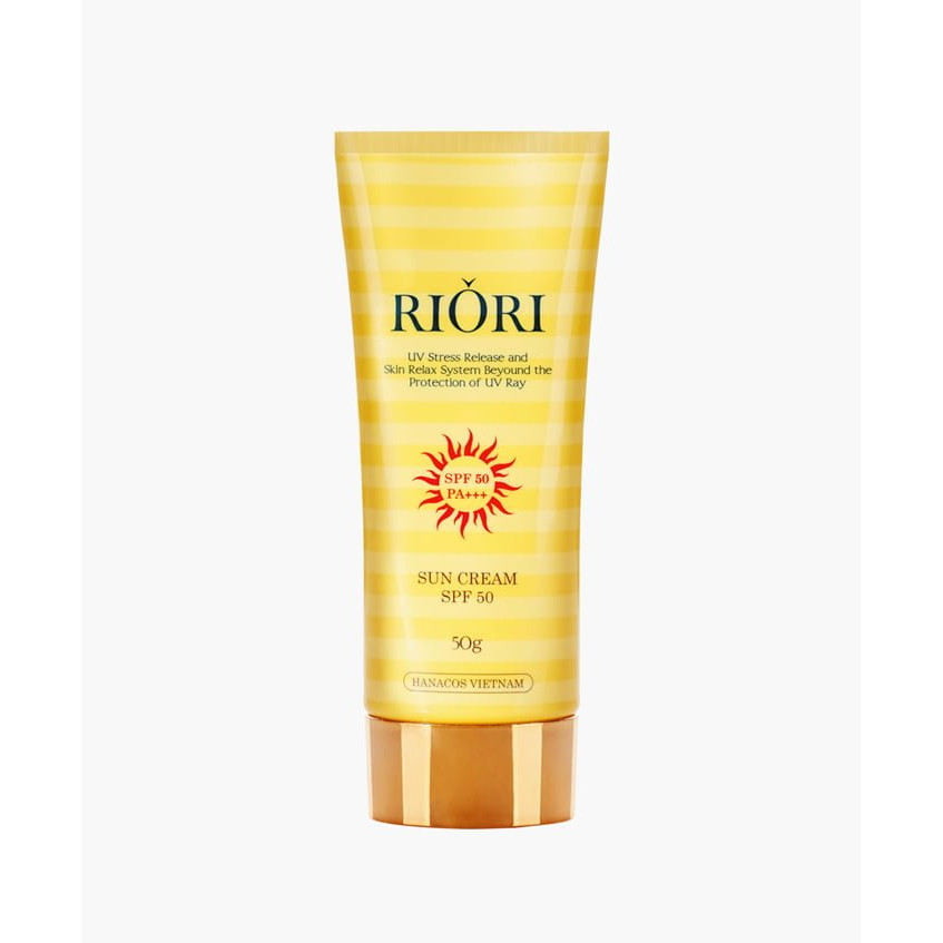 Kem Chống Nắng Riori Sun Cream (50g) Tặng Kèm Vòng Tay Phong Thủy May Mắn
