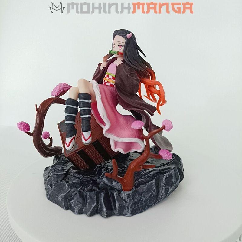 Mô hình nhân vật Nezuko ngồi (nhân vật em gái Tanjirou) figure Kimetsu no Yaiba Thanh Gươm Diệt Quỷ Cứu Nhân