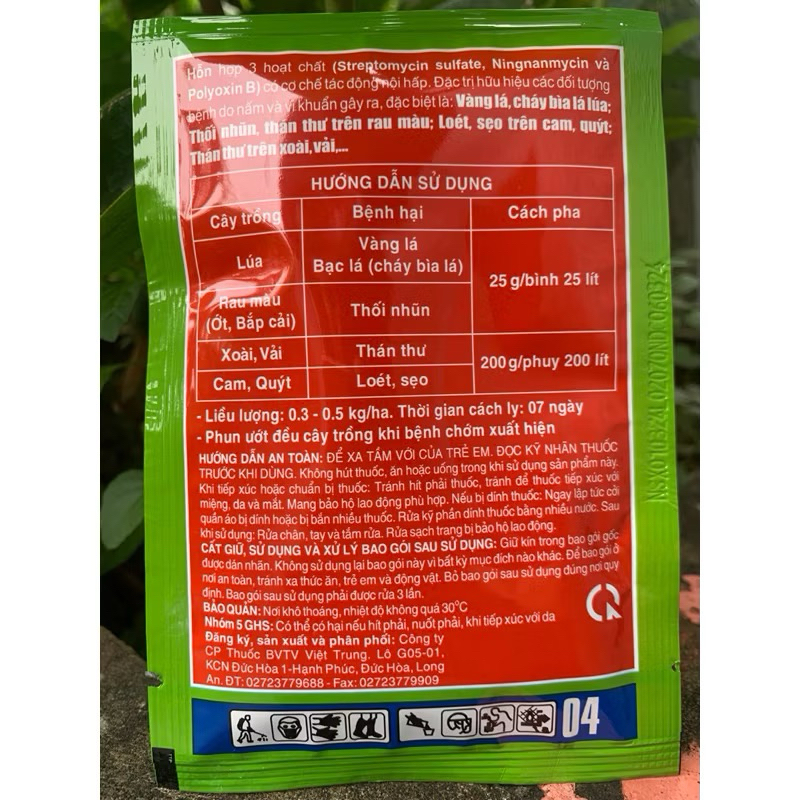 Sunshi 21wp Thần Y trừ Khuẩn: Thán thư, thối nhũn, đốm nâu, đốm trắng, sương mai, héo xanh, Sạch bệnh xanh cây