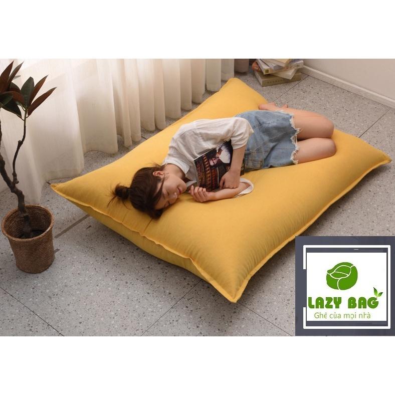 Ghế Lười Hạt Xốp Đa Năng Hình Chữ Nhật Size XXL - Đủ Màu