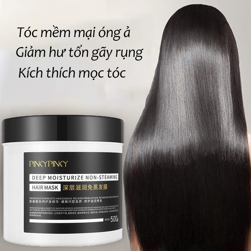 Kem Ủ Tóc Pinky Mềm Mượt Phục Hồi Tóc Hư Tổn 500G