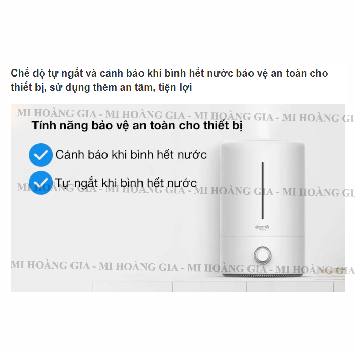 Máy phun sương tạo ẩm siêu âm Deerma DEM-F628 - Hàng Chính Hãng