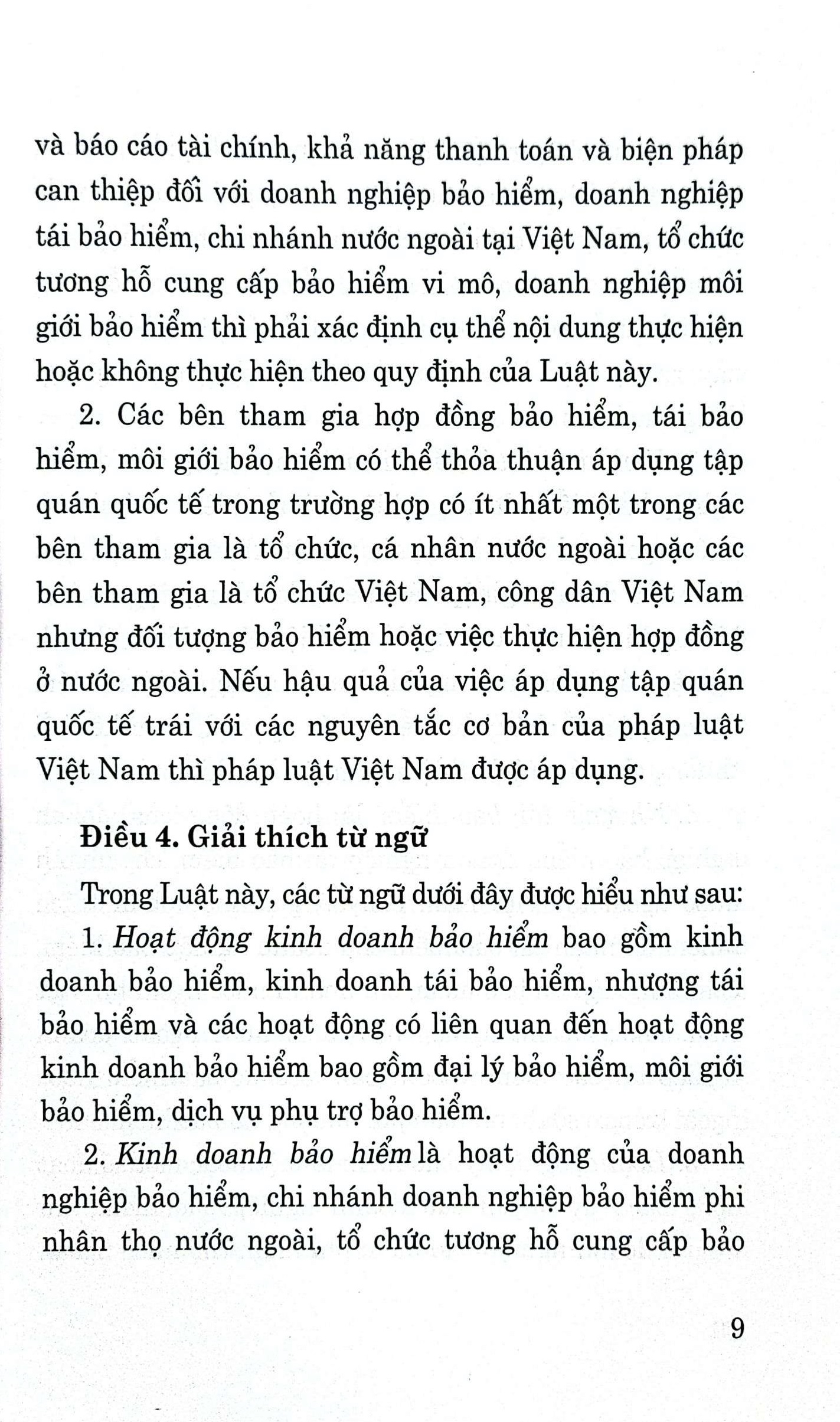 Luật Kinh doanh bảo hiểm