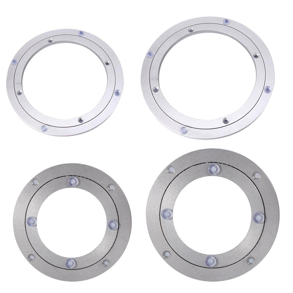 2pcs Round Turntable Bearing 5/16 Thick Heavy Duty Swivel Plate 4/10inch