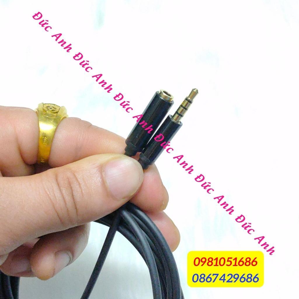 Dây jack đầu 3.5, nối dài tai nghe loại 2m cao cấp. Nối dài dây mic, dây livestream, dây nhạc, tai nghe... BH 6 tháng