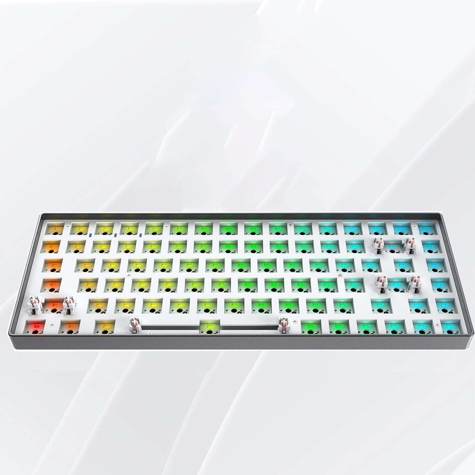 84 Key Modular Mechanical Keyboard Hot-Swappable with RGB light