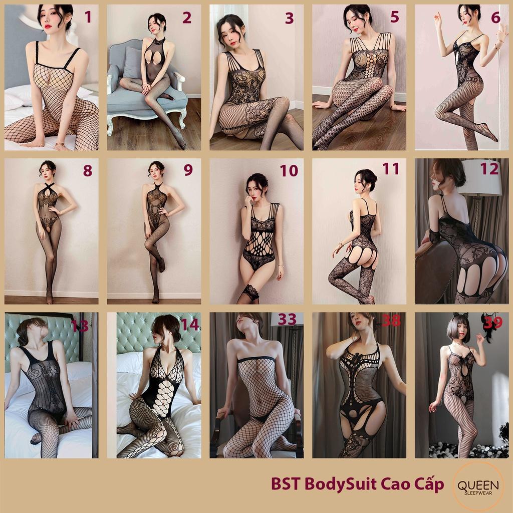 Đồ ngủ sexy cosplay lưới xuyên thấu - bodysuit gợi cảm B87