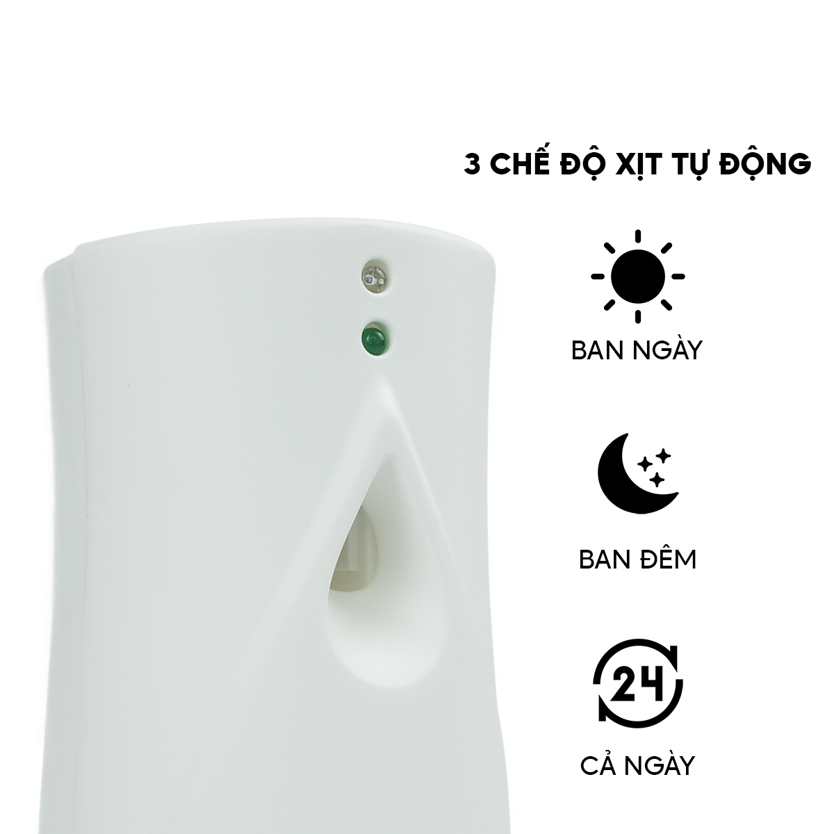 Máy Xịt Thơm Phòng Tự Động Aroma Hommax - 3 Chế Độ Xịt Tự Đông | 2 Mốc Thời Gian | Hàng Chính Hãng