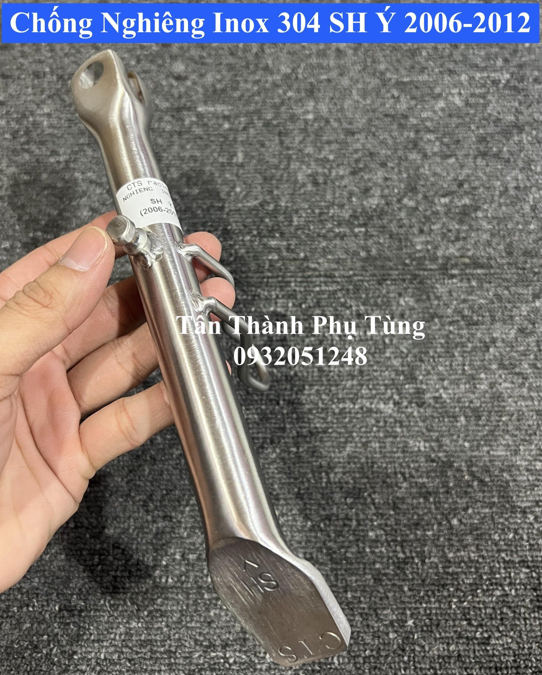 Chống nghiêng dành cho SH Ý 2006-2012 Inox 304 CTS