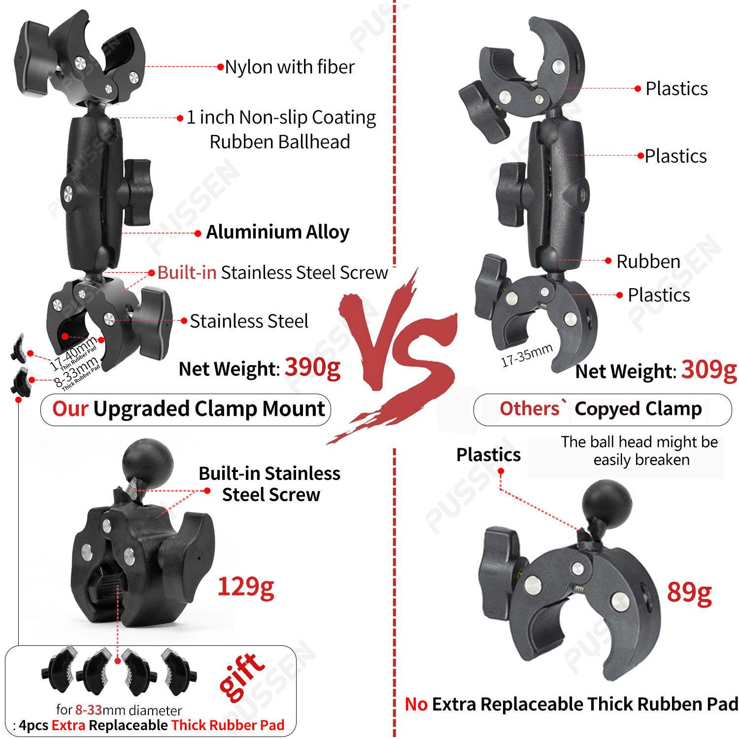 Tuyu Motorcycle Bike Selfie Stick Stick Monopad Tay cầm khung giá treo cho GoPro Max Hero 11 Insta360 One X2 X3 Phụ kiện