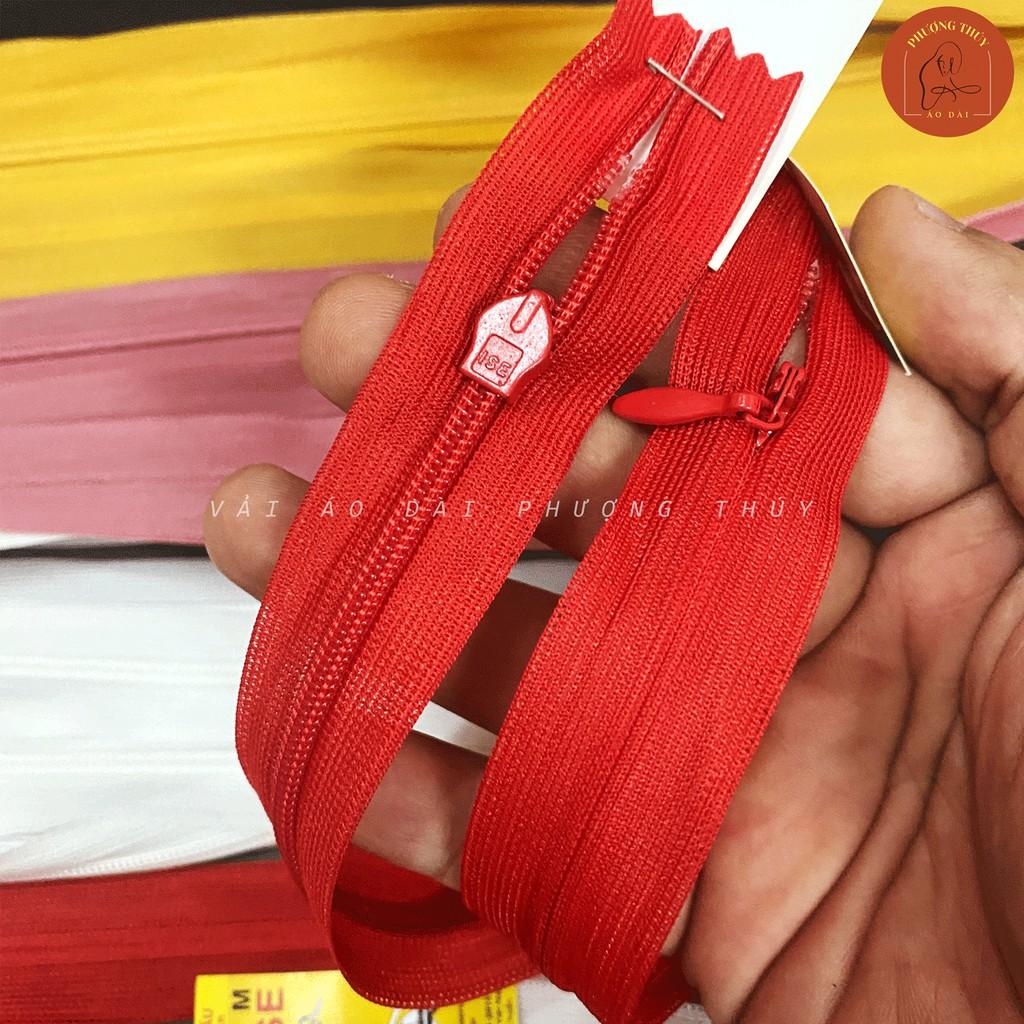 Khóa giọt lệ dài 60cm khóa kéo chắc chắn, mềm, trơn dễ may