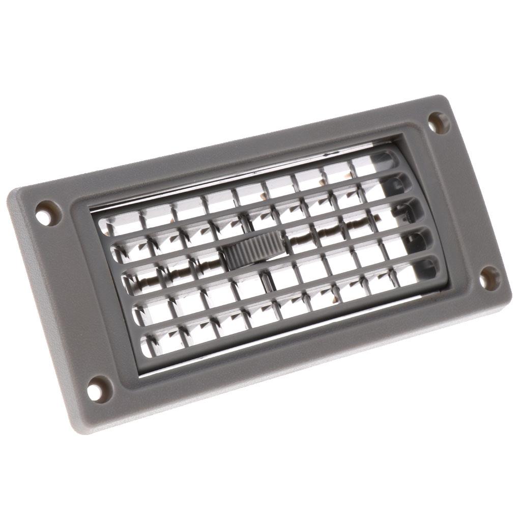 4xCar Marine RV Boat AC Air Conditioning Linear Ventilation Grille Cover Ducted Gray