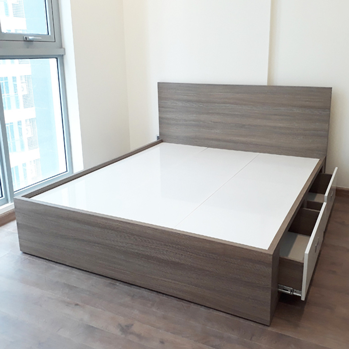 Giường ngủ 2 hộc kéo Tundo 160cm x 200cm