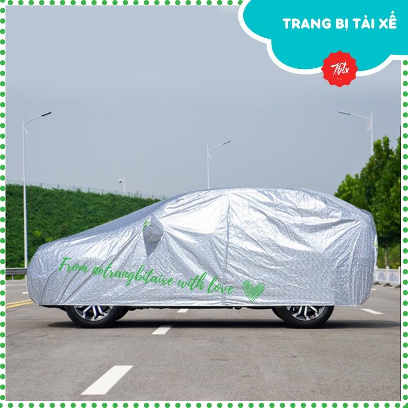 Bạt phủ ô tô cao cấp tráng nhôm phù hợp xe 4 5 7 chỗ.. che mưa che nắng chống lá rụng bụi mịn tiết kiệm tiền rửa xe-BPOT