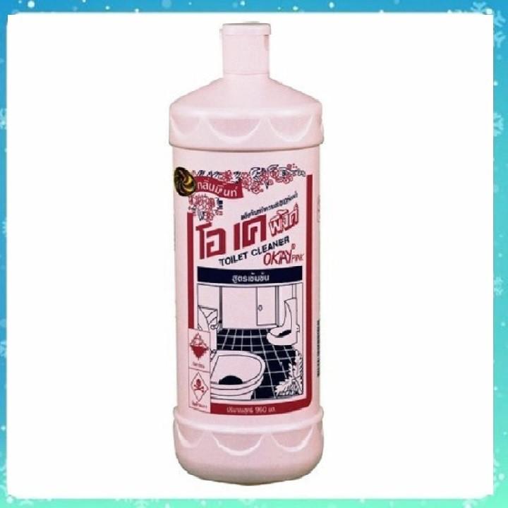 ComBo 3 Chai Nước Tẩy Toilet OKAY Thái Lan 960ml