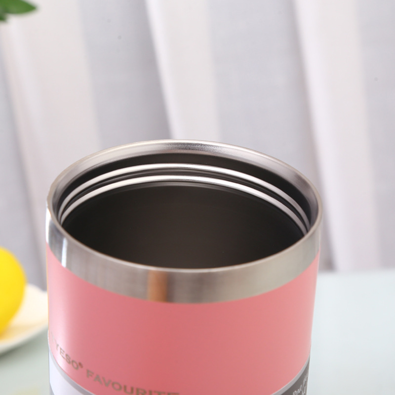 Ly giữ nhiệt inox 304 dung tích 890ML kèm ống hút - Màu hồng