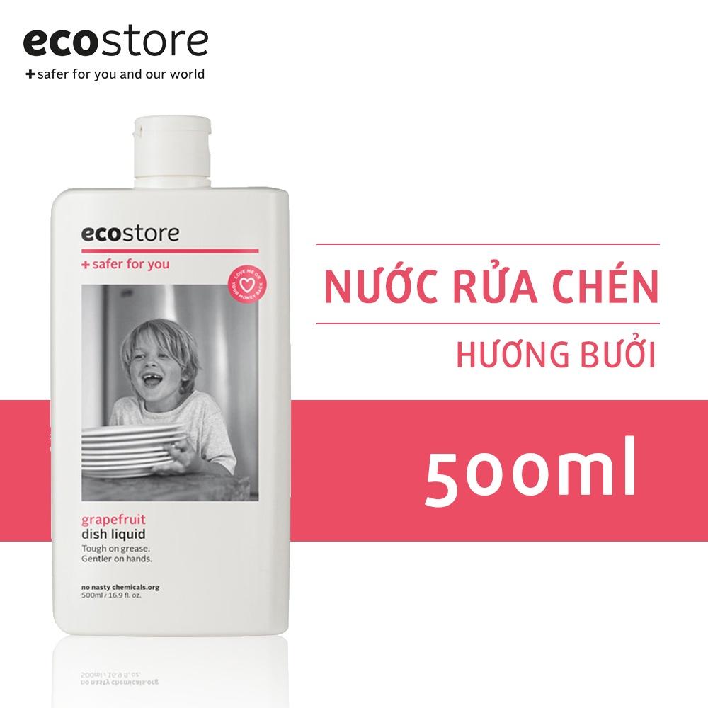 Ecostore Nước rửa chén hương bưởi gốc thực vật 500ml (Grapefruit Dish Liquid