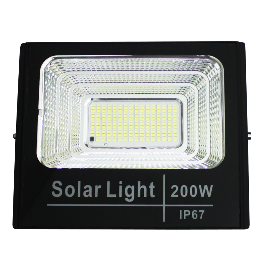 ĐÈN NĂNG LƯỢNG MẶT TRỜI LED PHA SOLAR LIGHT 200W, Tiêu chuẩn kháng nước IP67.