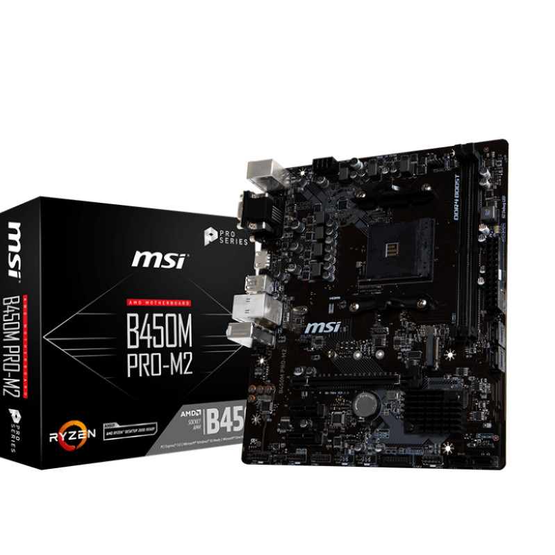 Bo mạch chủ MSI B450M Pro-M2 - Hàng Chính Hãng