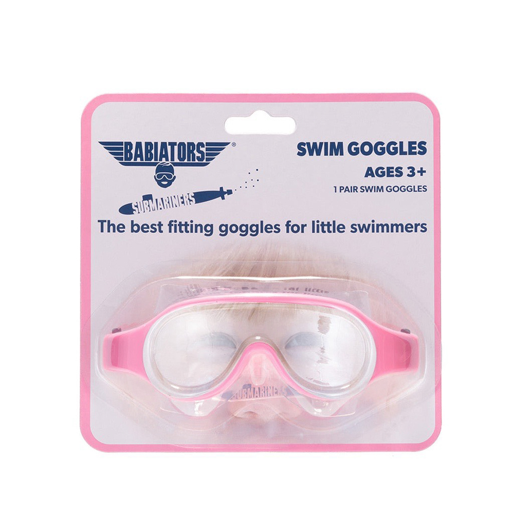 Kính bơi cho bé Babiators - Hồng mĩ miều, từ 3 tuổi