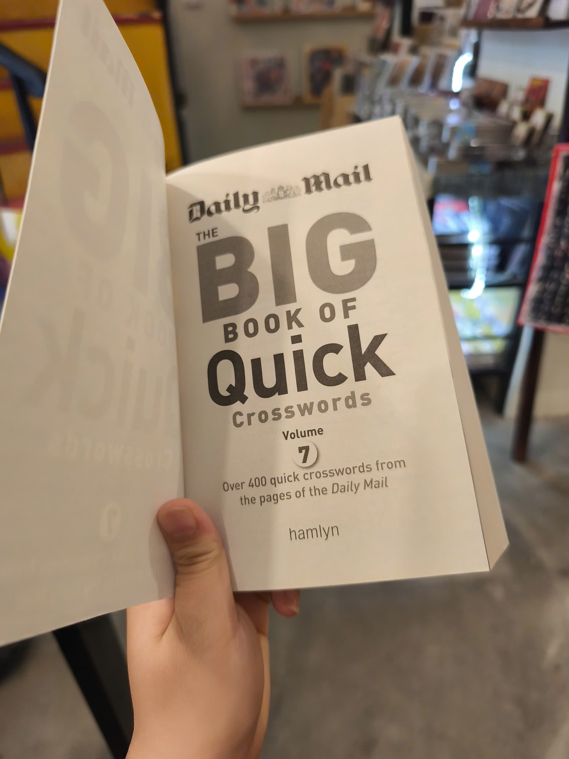 Sách - The Big Book of Quick Crosswords 7 | Games / Ngoại văn Nhập khẩu UK / Trò chơi ô chữ giải trí