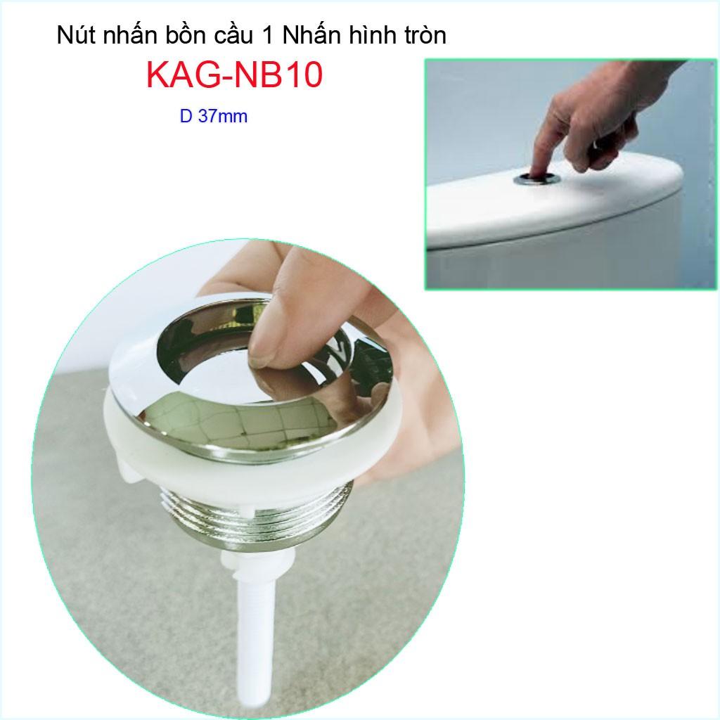 Nút nhấn xả bồn cầu, nút nhấn cầu xả 1 nhấn KAG-NB10