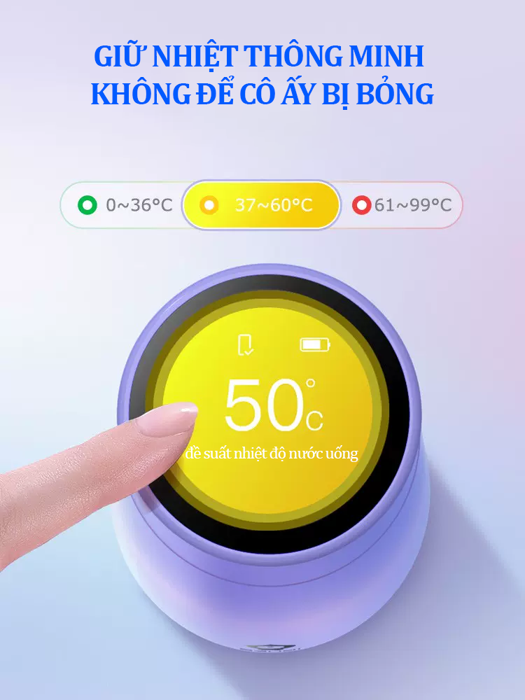 BÌNH GIỮ NHIỆT KẾT NỐI BLUETOOTH