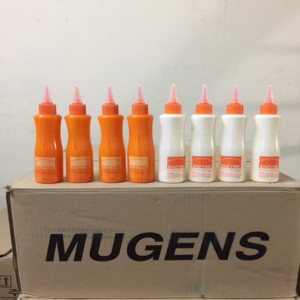 Uốn thảo dược đa năng uốn nóng và uốn lạnh Mugens Enzyme Multi Texture Perm 2 x150ml