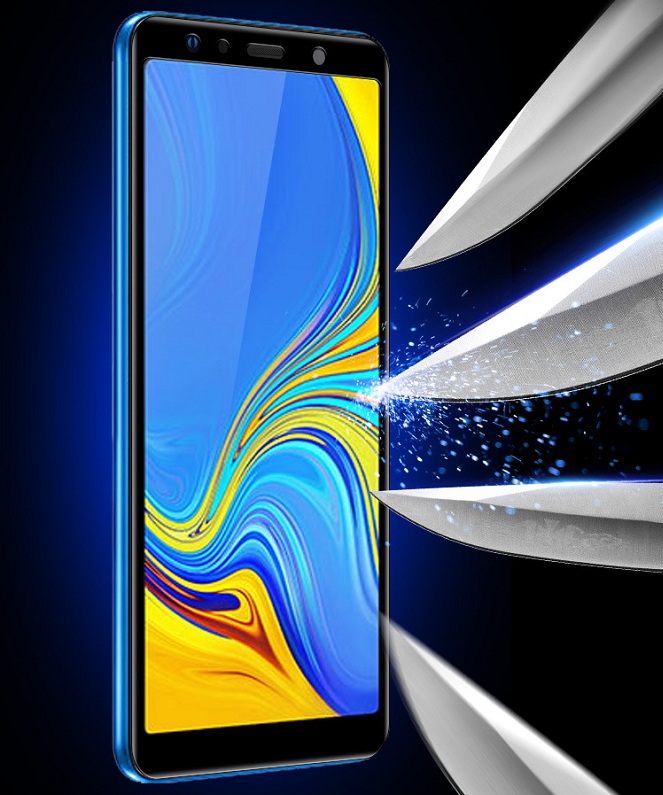 Dán kính cường lực full 5D tràn màn hình dành cho SamSung Galaxy J6+ Plus phủ màu