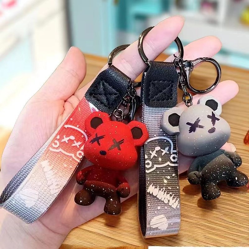 Móc Khóa Hình Chú Gấu Bearbrick Galaxy Đáng Yêu Thời Trang
