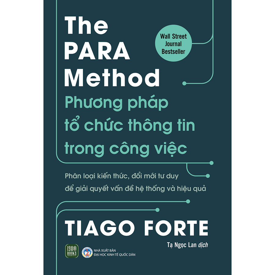 Combo 2 Cuốn Building A Second Brain - Thiết Lập Bộ Não Thứ 2 &amp; The PARA Method - Phương Pháp Tổ Chức Thông Tin Trong Công Việc