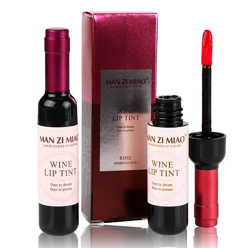 Son Môi Man Zi Miao Wine Lip Tint(màu ngaauc nhiên)